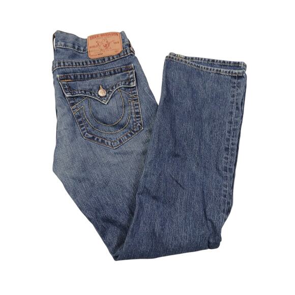 True Religion Other - True Religion Jeans Ricky Embroide Pockets Straight Men's Size 32x32 Made in USA